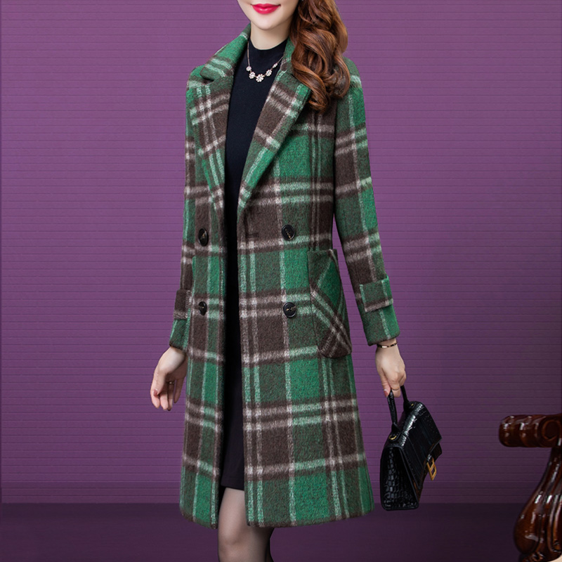 高档羊绒大衣女中长款2025