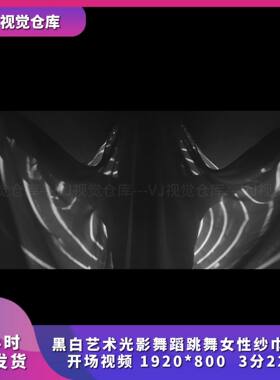 高级感黑白艺术光影舞蹈跳舞女性