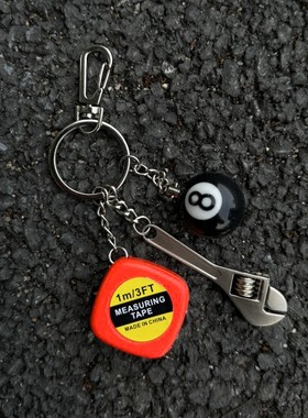 ironworks创意扳手卷尺钥匙扣腰间挂饰配件潮流穿搭包挂件装饰品