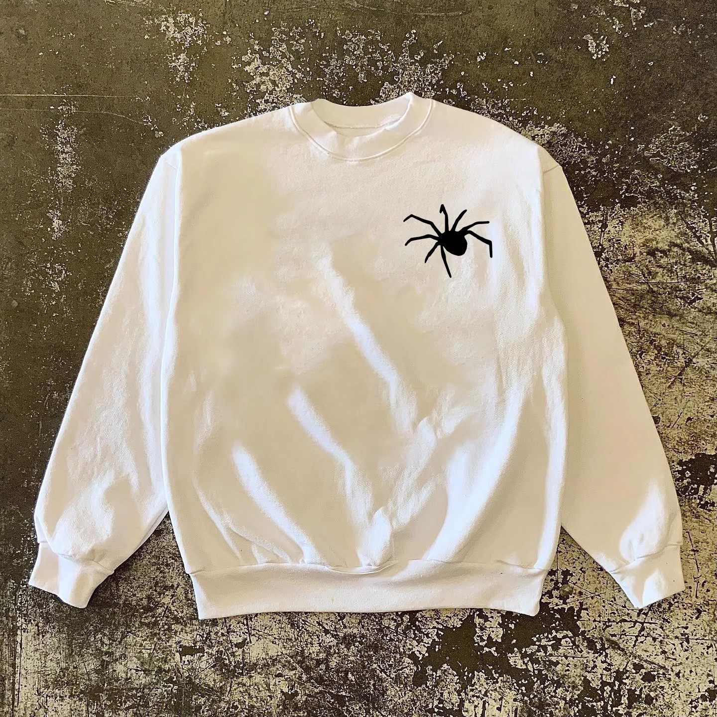 XIAO CHENS STORY IS MORE THAN 380 GRAMS OF HEAVY COTTON  STUDENT NICHE COUPLE LOOSE CREW NECK SWEATSHIRT