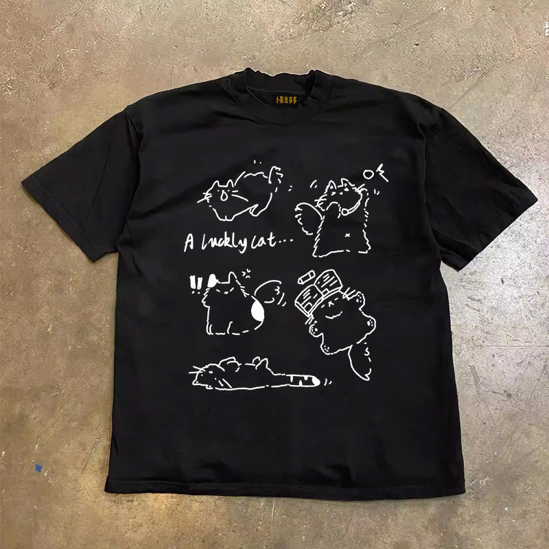 3A[Double Yarn Pure Cotton 260g]Black