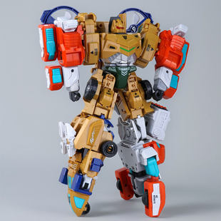 新款雷霆捍卫者儿童机器人变形玩具男孩汽车机甲合体金刚六一礼物