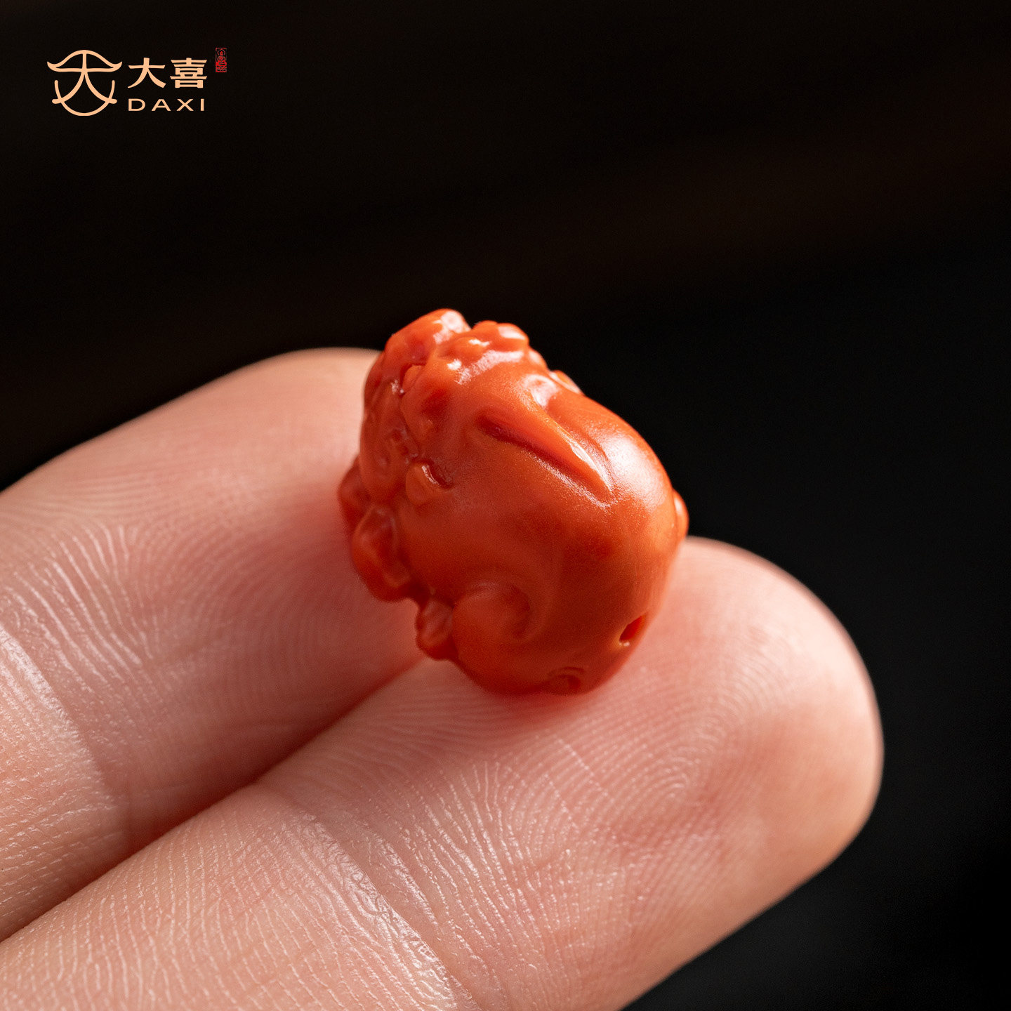 精工南红貔貅天然满肉