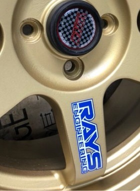 适用于RAYS TE37 VOLK RACING WHEEL轮毂轮圈贴纸改装个性车贴