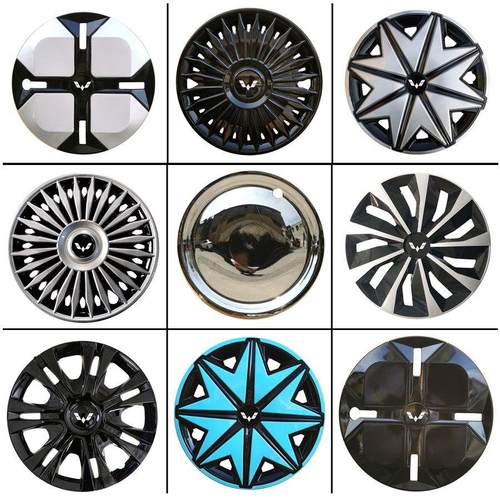 适用12寸宏光MINI迷你EV马卡龙GB版Nano电镀改装轮毂盖轮毂保护罩