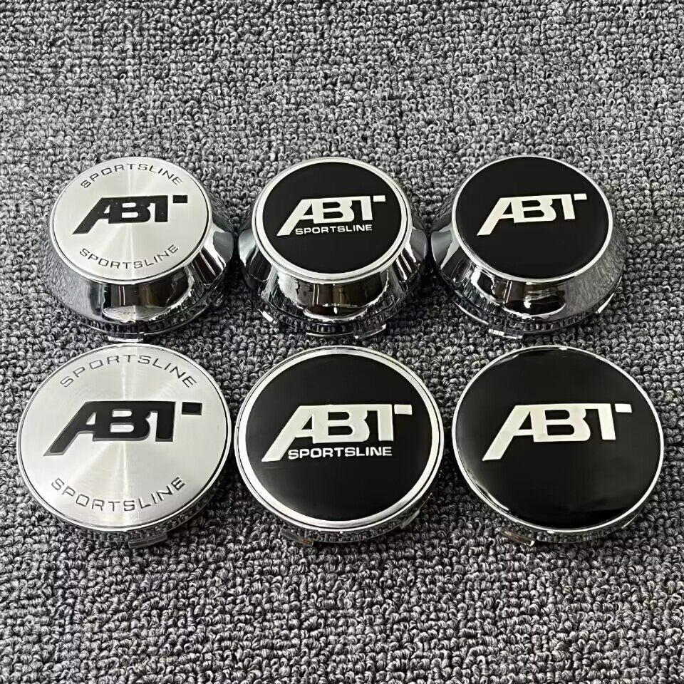 速发适用汽车轮毂改装盖ABT凸盖平盖外径60mm64mm65mm68mm69mm改