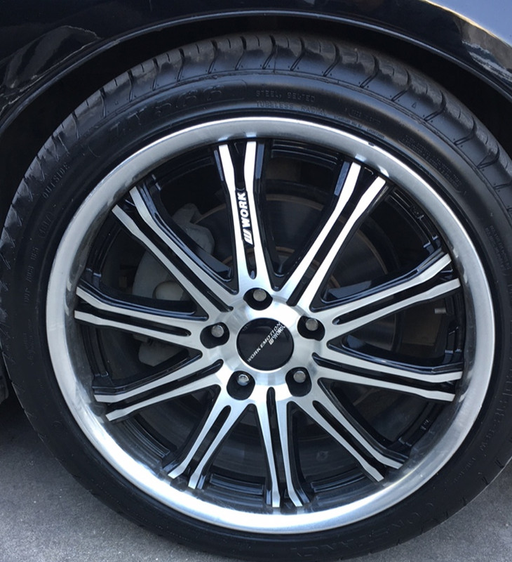 work schwert sc6/sc4款运动轮毂中心盖 轮盖 改装轮毂盖子 65mm