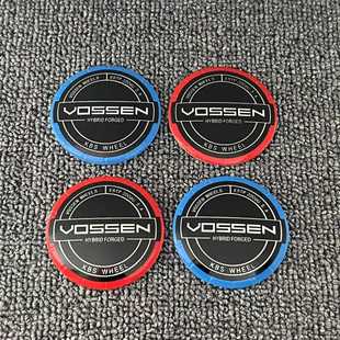 沃森改装轮毂中心盖贴标CVTCV3CV5VOSSEN贴标车标志56/60CM/6.5cm