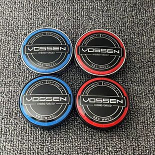 适用定制改装轮毂配套彩色16-22寸中心盖VOSSEN 沃森新款轮盖60MM