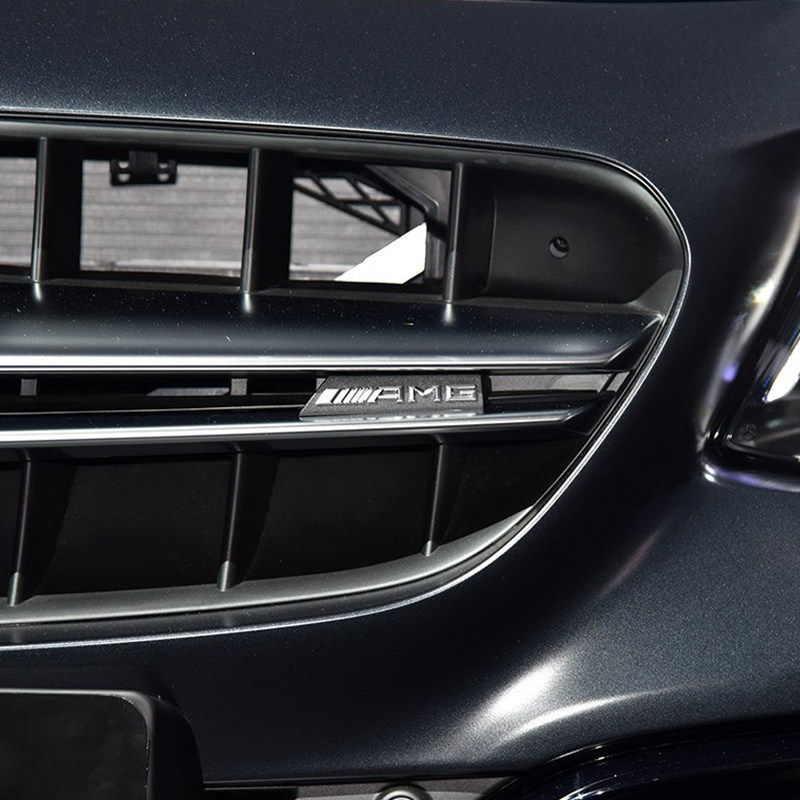奔驰amg中网标a级cla级cls级c级e级c63 a45 gla45 改装中网标志