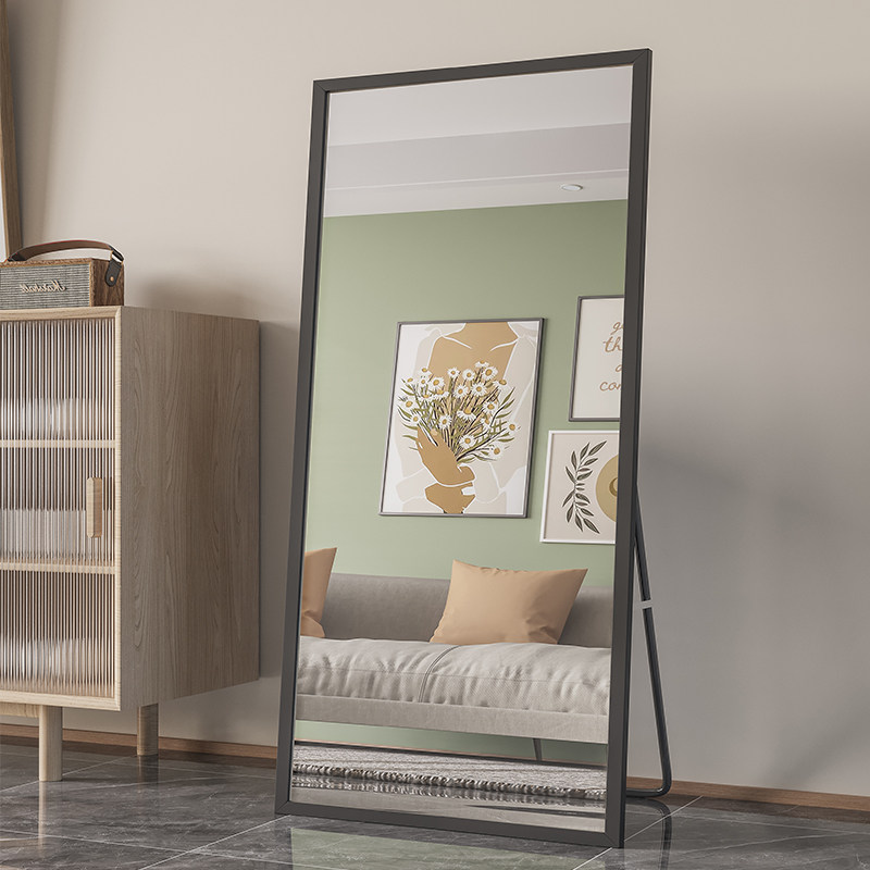 歐式落地鏡實木穿衣鏡服裝店試衣鏡家用全身鏡宿舍鏡簡約挂壁鏡子在類目 住宅傢俱, 鏡子類, 穿衣鏡中 - 來自Buy2taobao.com提供專業的淘寶代購服務