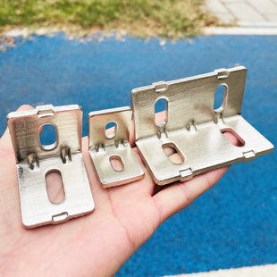 型材直角碳钢角码3030 404080L型铁角件 方管支架固定件 碳钢镀镍