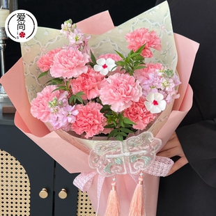 花束包装 纸伯利庄园小碎花包花纸防水风华纸艺术牛皮纸 中式 新款