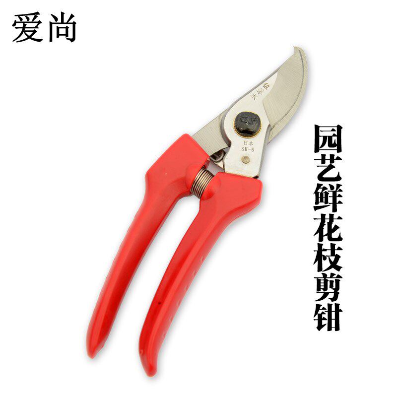爱尚新品花艺剪刀枝剪钳鲜花包装材料园艺工具鲜花剪果树枝剪
