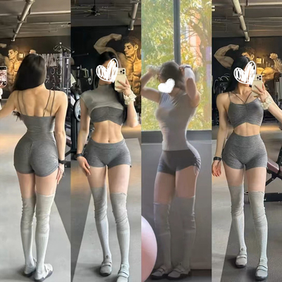 健身房穿搭热销套装纯欲天花板