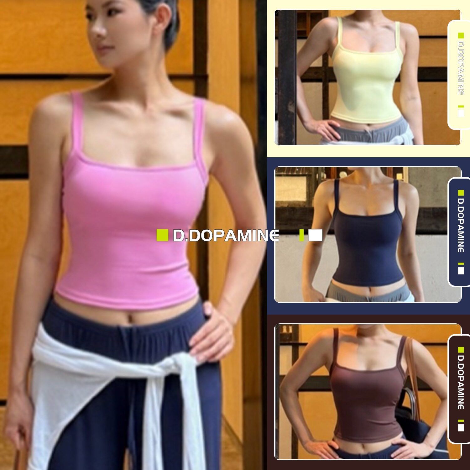 双肩美背遮副乳带胸垫健身背心女
