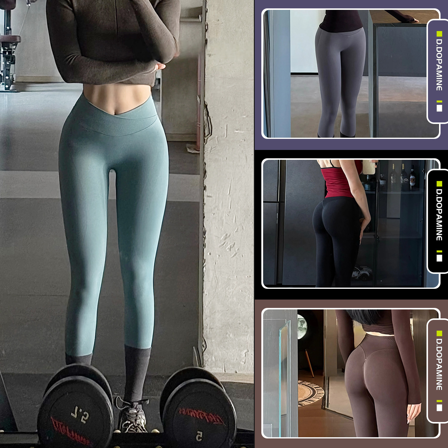 前V腰秋冬褶皱弹力针织无缝高腰运动健身裤提臀显瘦速干瑜伽长裤,运动/瑜伽/健身/球迷用品,瑜伽长裤,淘宝优惠券,粉丝福利购,淘宝优惠卷