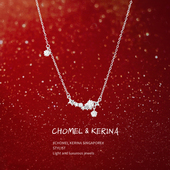 「许愿星」设计师999纯银项链女轻奢小众高级感送女友生日礼物