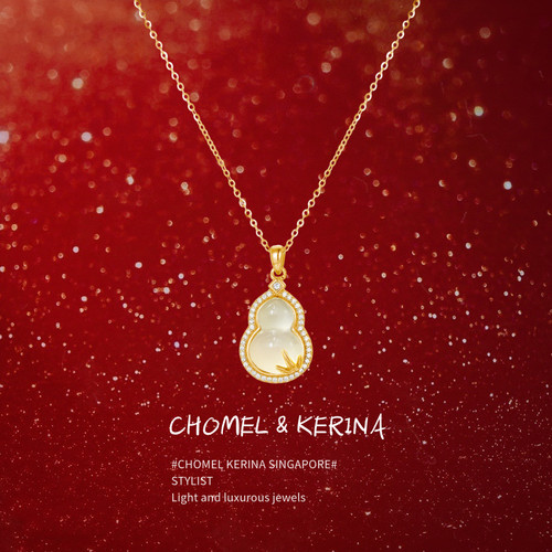 东方美学「金枝玉叶葫芦」999纯银项链女轻奢小众高级感生日礼物