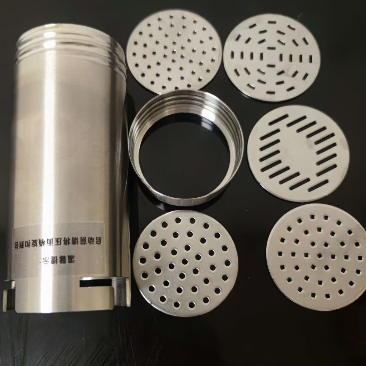 帅|康MTJ压面机用的不锈钢面桶压面头模具底片模型莜面窝窝龙须面