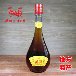 甘肃味道平凉特产崆峒黄酒传统工艺黄米酿造半甜型黍米酒600ml瓶