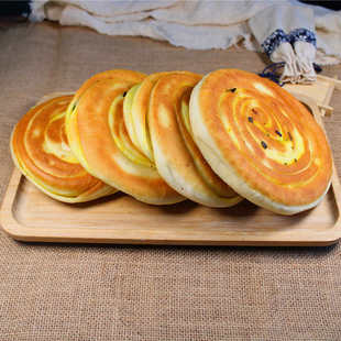 甘肃老味道平凉家常面食葱油饼葱花饼苦豆饼当日现做即食早餐烧饼