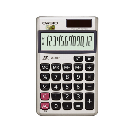 卡西欧SX-320P计算器便携金属