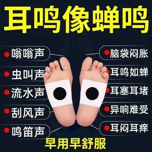 纯中药耳鸣贴神经性耳鸣耳朵嗡嗡响耳康贴老年听力下降耳背耳鸣贴