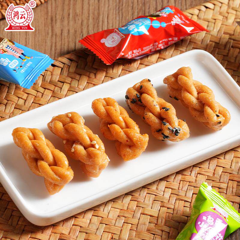新货鸡蛋小麻花四川成都特产小包装好吃的零食袋装传统糕点心