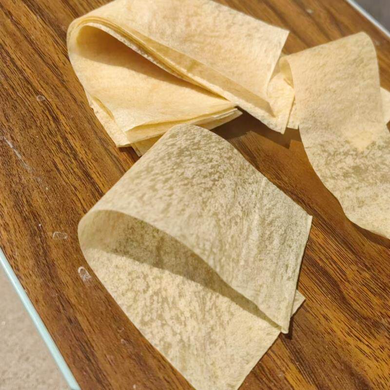 新货卷青菜豆皮油皮涮串油炸串夹菜饼大豆素肉豆制品蛋白肉烧烤豆