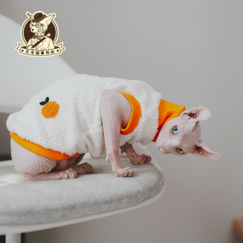 无毛猫事务所春季中厚泰迪绒背心