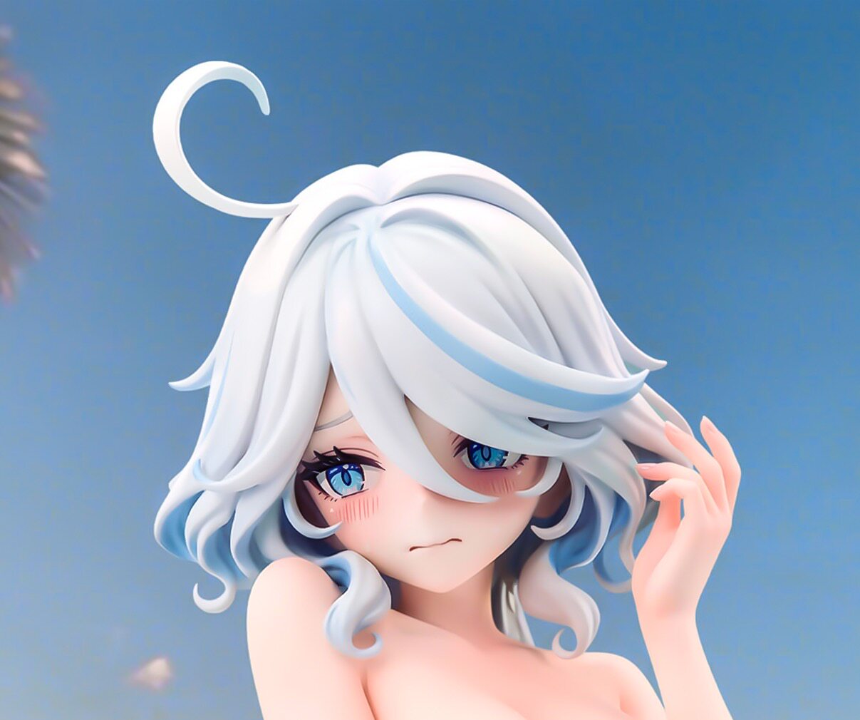 【清水模玩】姬萌studio 沙滩芙芙 芙小娜 雕像 手办 定金