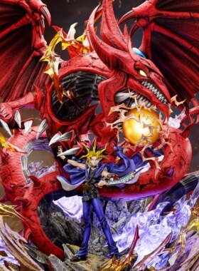 清水模玩2 定金Deadman工作室 游戏王毕业级收藏雕像 001：天空龙