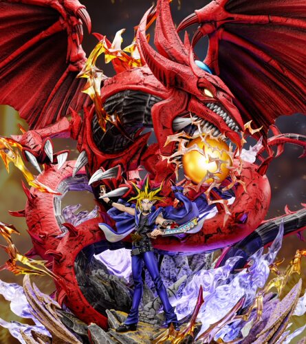 清水模玩2 定金Deadman工作室 游戏王毕业级收藏雕像 001：天空龙