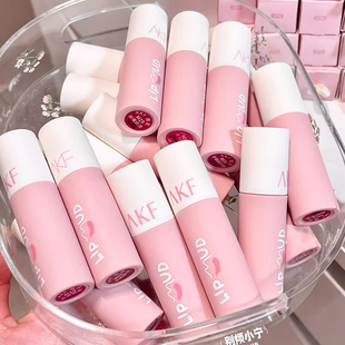 AKF唇泥m07不沾杯雾面哑光口红平价学生款 小众品牌豆沙色唇釉afk