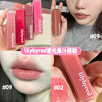 甜美果汁感!Lilybyred蜜光唇釉糖浆水润镜面唇彩自然显色丽丽百乐