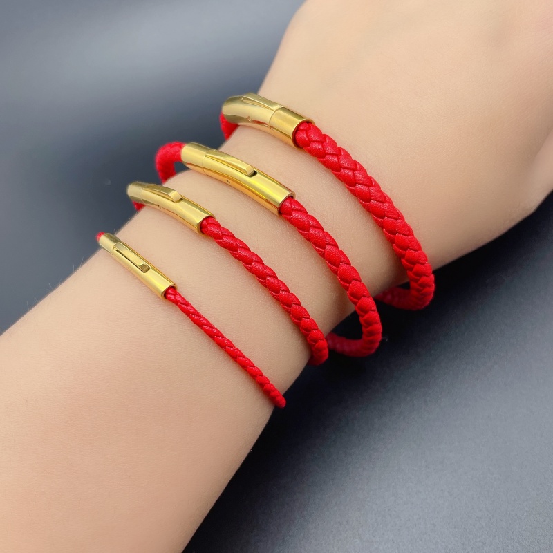 多规格防水升级金色扣皮绳材料包