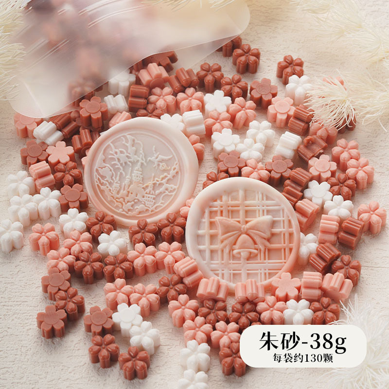 五叶草国风火漆蜡粒珠光纯色