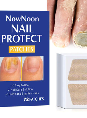 跨境NowNoon指甲保护贴 72贴 半托管护肤品