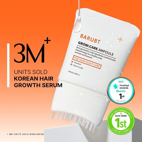 跨境现货Hair Growth Serum自带刷头按摩头发生长精华增密毛发