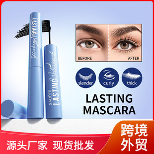 全英文定型睫毛膏SADOER浓密定型睫毛膏Mascara跨境彩妆美妆