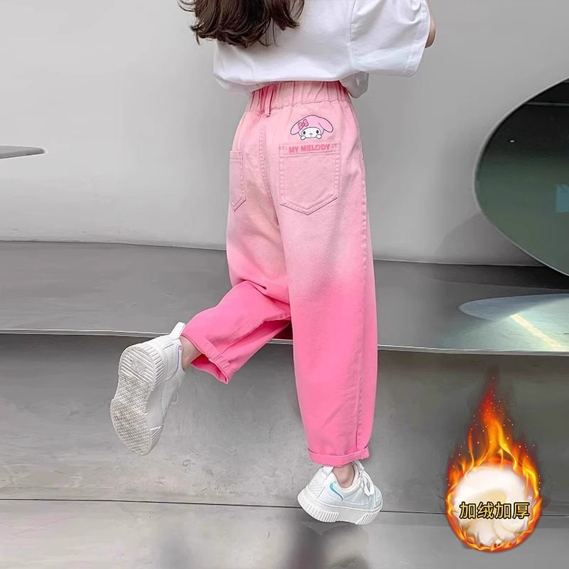 女童裤子秋冬2026新款儿童粉色休闲裤小女孩渐变牛仔裤安可拉红潮,童装/婴儿装/亲子装,儿童牛仔裤,淘宝优惠券,粉丝福利购,淘宝优惠卷