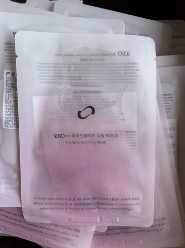 SOS’O水漾舒缓面膜25ml单片限使用日期28年7月