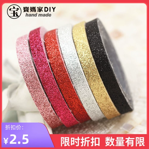 Аксессуар ручной работы, аксессуары, заколка для волос, лента, в корейском стиле, 1см, 4.5м