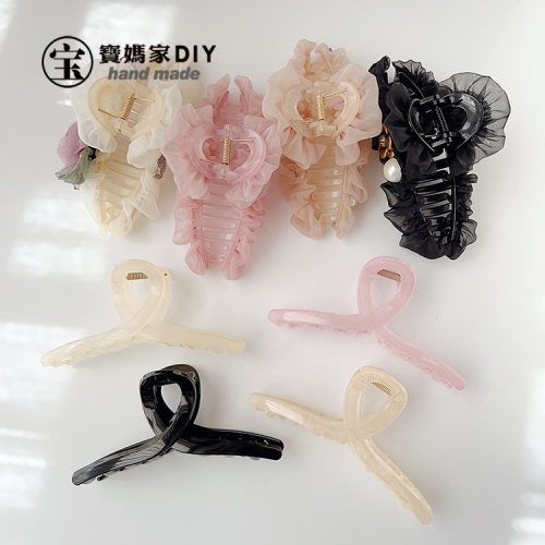 宝妈家鲨鱼夹亚克力衣架抓夹