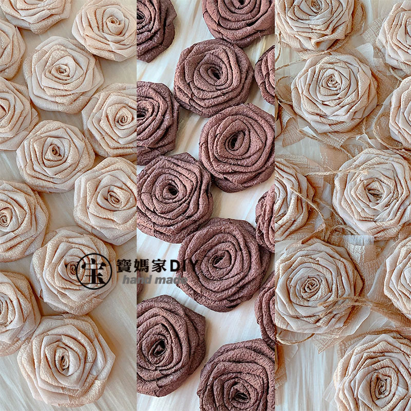 布艺干枯玫瑰手工diy花朵