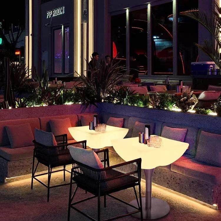 复古风餐厅酒吧桌子发光高脚桌户外休闲吧台咖啡厅酒馆清吧桌椅,家装灯饰光源,景观庭院灯饰,淘宝优惠券,粉丝福利购,淘宝优惠卷