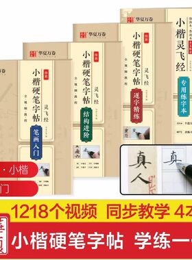 灵飞经小楷硬笔字帖套装视频解析