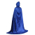 Blue Gold Velvet Death Cloak 1.7m