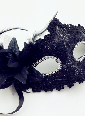 万圣节化妆舞会面具女气质半脸舞会假面公主cos派对儿童面具走秀